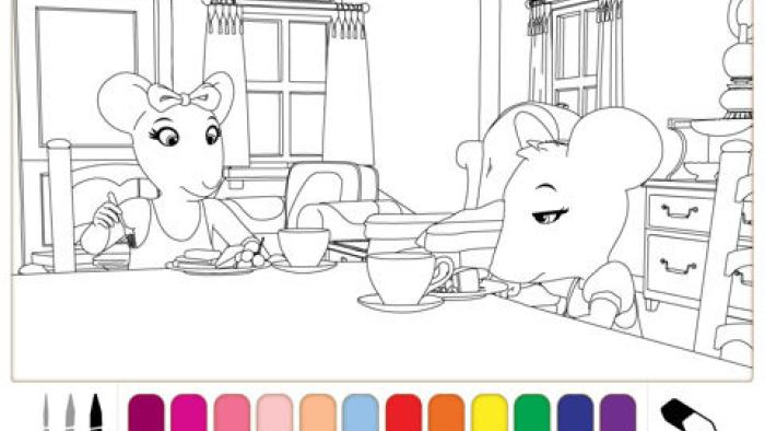 Angelina Ballerina's New Ballet Teacher App: Screenshot #3