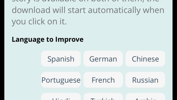 Beelinguap: Language Learning App: Screenshot #4