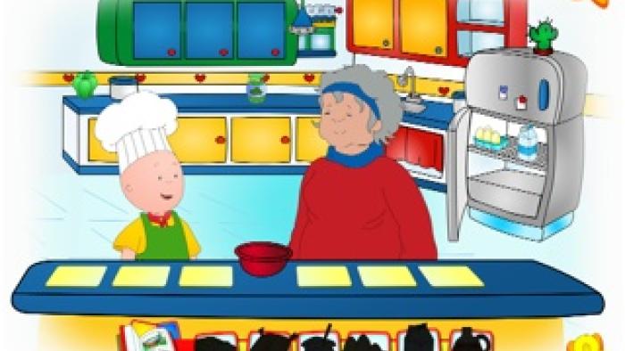 Caillou Let's Pretend App: Screenshot #2