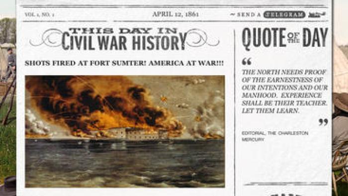 The Civil War Today App: Screenshot #1