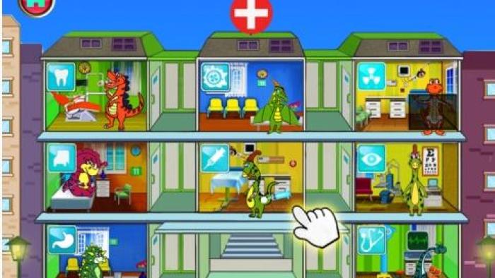 Dino Hospital HD App: Screenshot #1