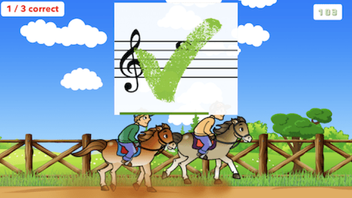 Flashnote Derby App: Screenshot #1