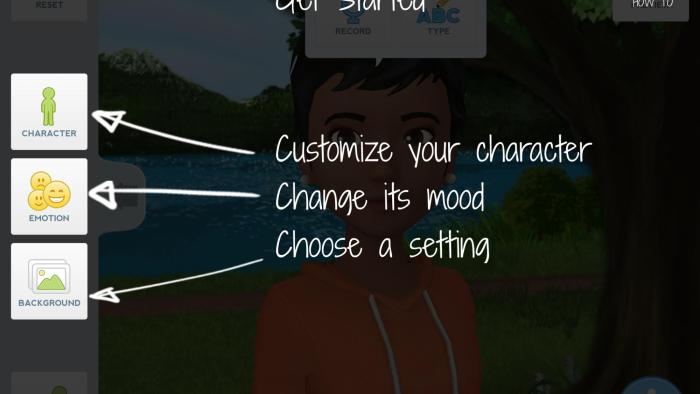Tellagami App: Screenshot #3