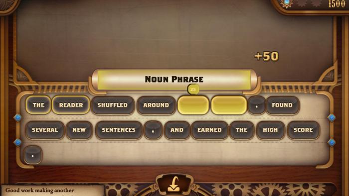 Sentence Sensibility App: Screenshot #4