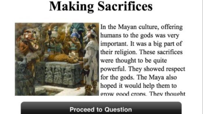 MiniMod Reading for Inferences App: Screenshot #1