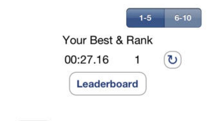 n-back App: Screenshot #2