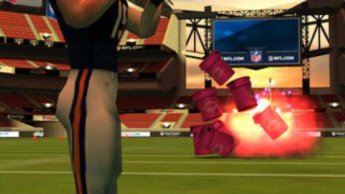 NFL Flick Quarterback App: Screenshot #1