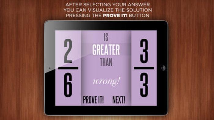 Oh No Fractions! App: Screenshot #1