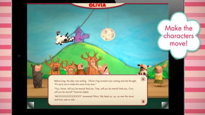 Olivia Acts Out App: Screenshot #1