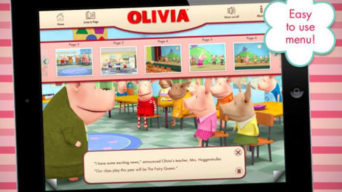 Olivia Acts Out App: Screenshot #3