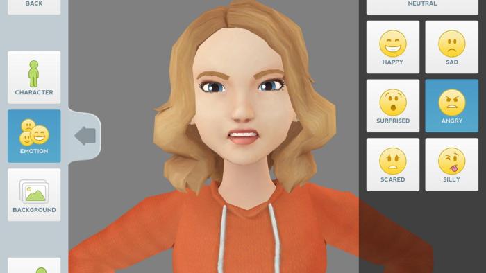 Tellagami App: Screenshot #2