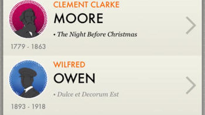 Poems by Heart from Penguin Classics App: Screenshot #4