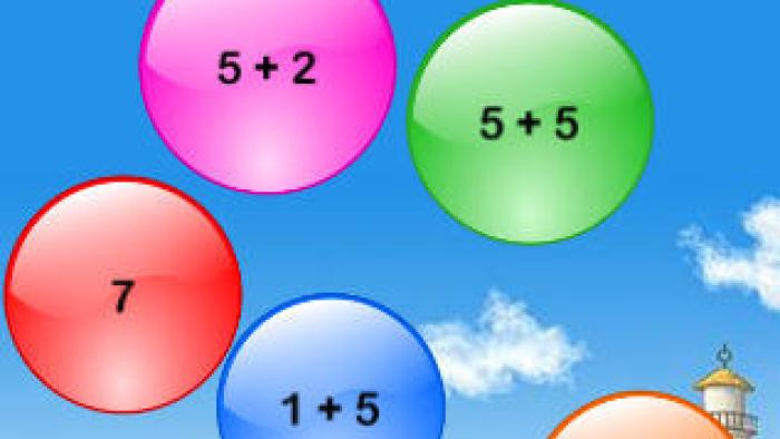 PopMath Basic Math App: Screenshot #1