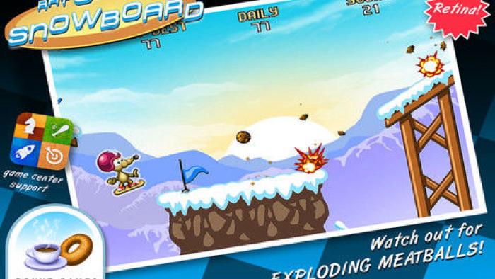 Rat On A Snowboard App: Screenshot #2