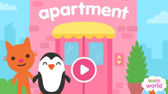 Sago Mini Apartment App: Screenshot #1