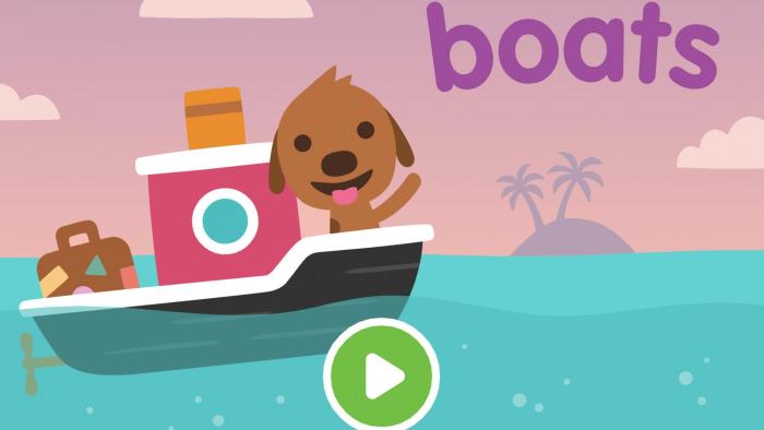 Sago Mini Boats App: Screenshot #1