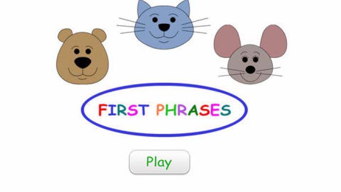 First Phrases HD App: Screenshot #1