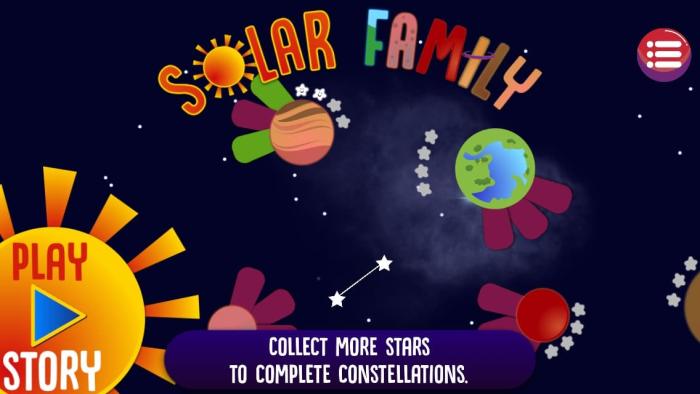 Solar Family Planets App: Screenshot #1