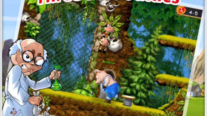 Supercow: funny farm arcade platformer HD App: Screenshot #3
