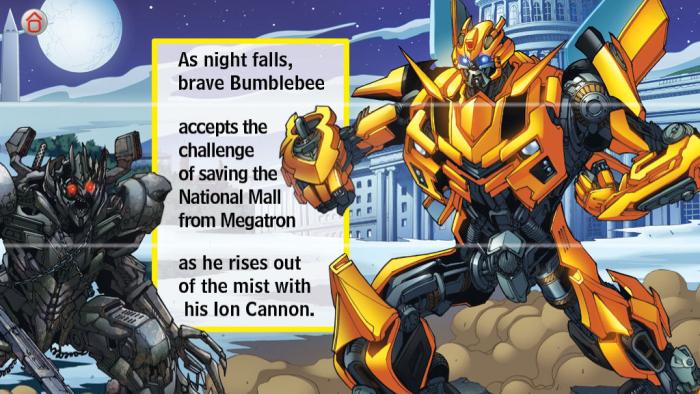 Transformers Dark of the Moon Mix & Match Book App: Screenshot #1