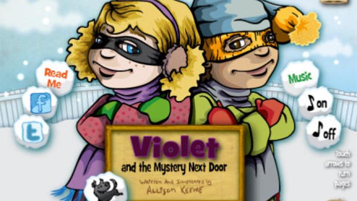 Violet and the Mystery Next Door App: Screenshot #1