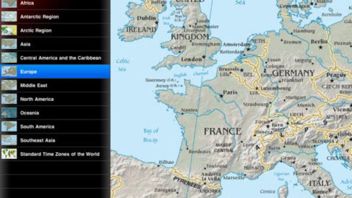 The World Factbook for iPad App: Screenshot #3