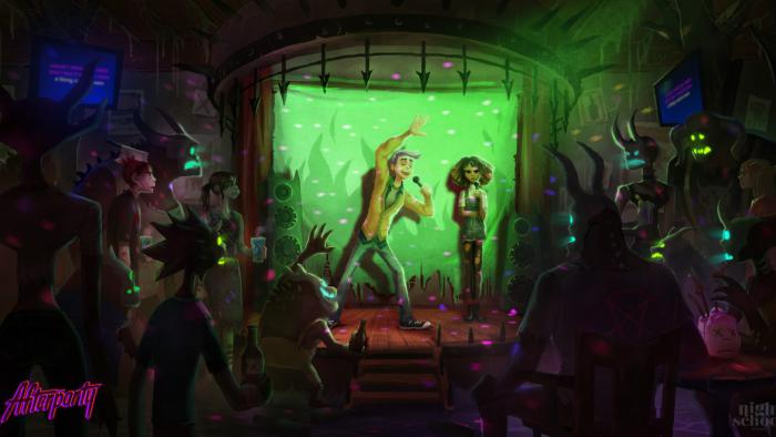 Afterparty game screenshot #1.