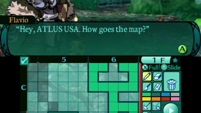 Etrian Odyssey 2 Untold: The Fafnir Knight Game: Screenshot #2