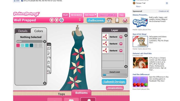 Fashion Designer Game: Screenshot #2