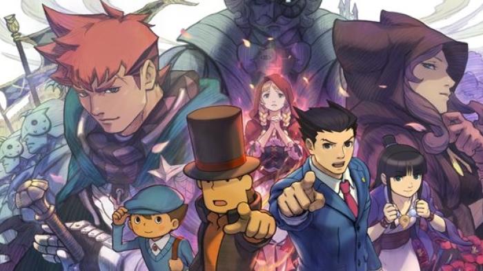 Professor Layton vs. Phoenix Wright Ace Attorney Game: Screenshot #1