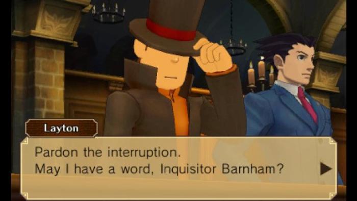 Professor Layton vs. Phoenix Wright Ace Attorney Game: Screenshot #3