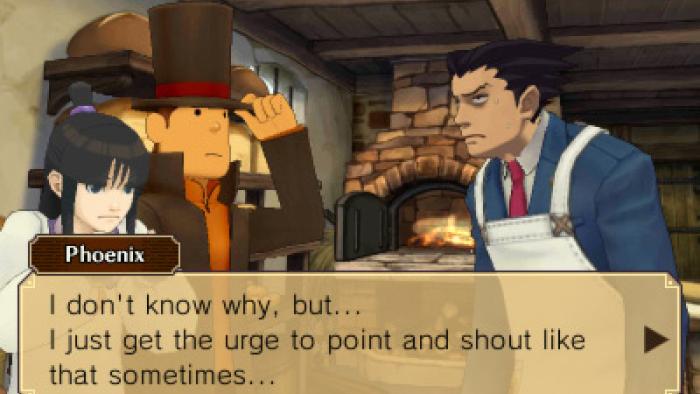 Professor Layton vs. Phoenix Wright Ace Attorney Game: Screenshot #2