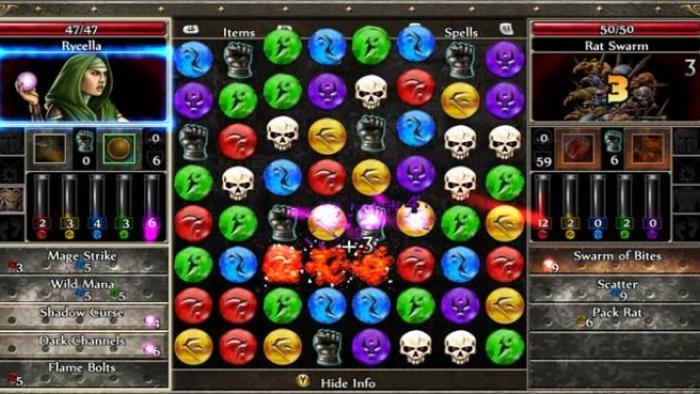 Puzzle Quest 2 Game: Screenshot #1