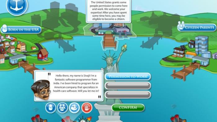 Immigration Nation Game: Screenshot #2