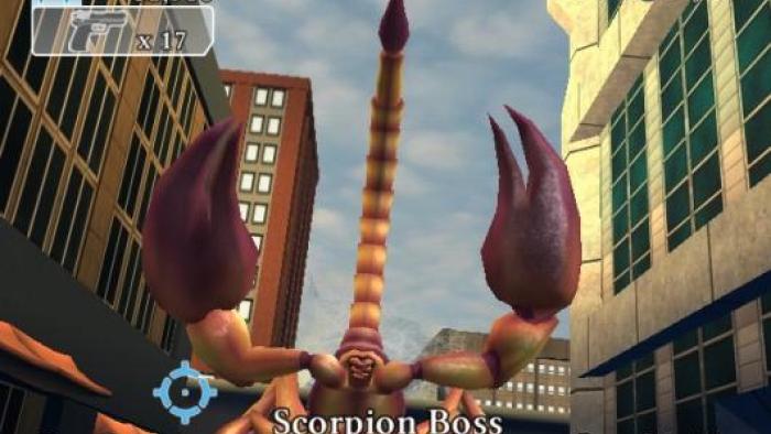 Attack of the Movies 3-D Game: Screenshot #1