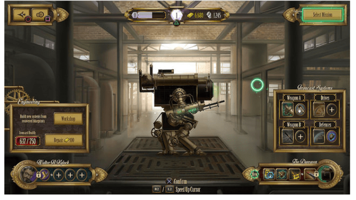 Ironcast Game: Screenshot #1