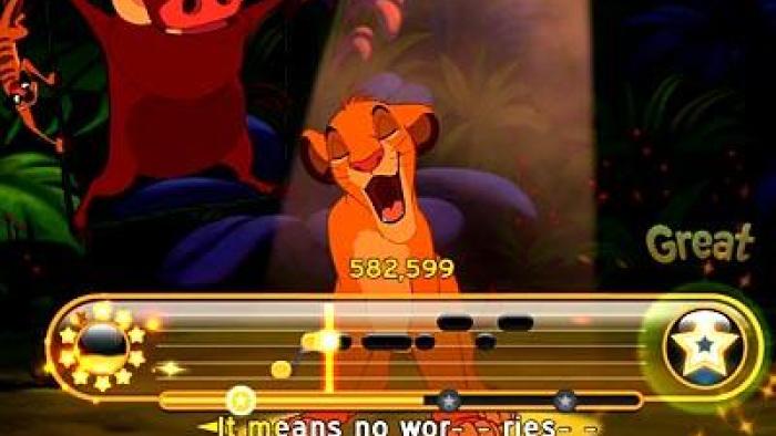 Disney Sing It: Family Hits Game: Screenshot #1