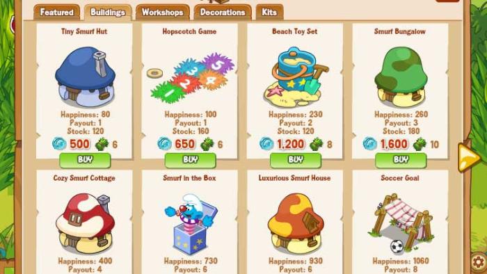 The Smurfs & Co Game: Screenshot #3
