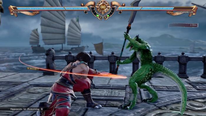 Soulcalibur VI: screenshot #2: Kilik Vs. Lizardman