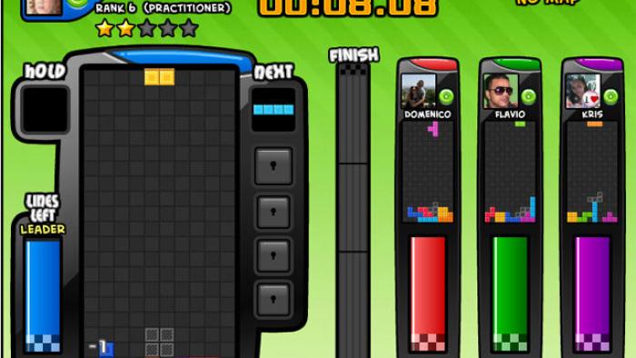 Tetris Battle Game: Screenshot #1