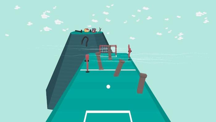 What the Golf?: screenshot #1: Just what soccer needs: more fans.