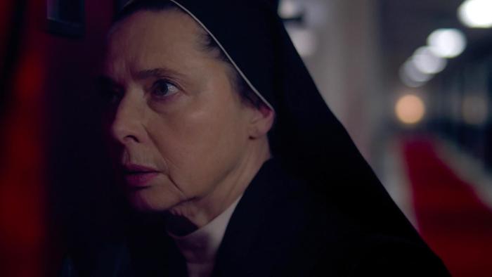 Conclave: Isabella Rossellini in a nun's habit.