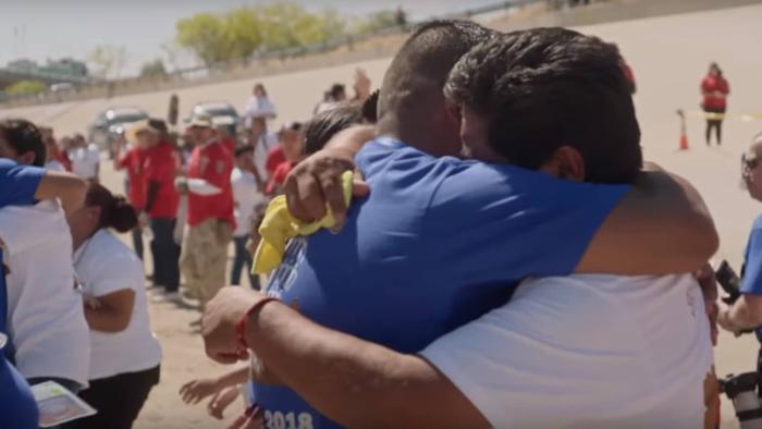 A 3 Minute Hug Movie: Two men embrace