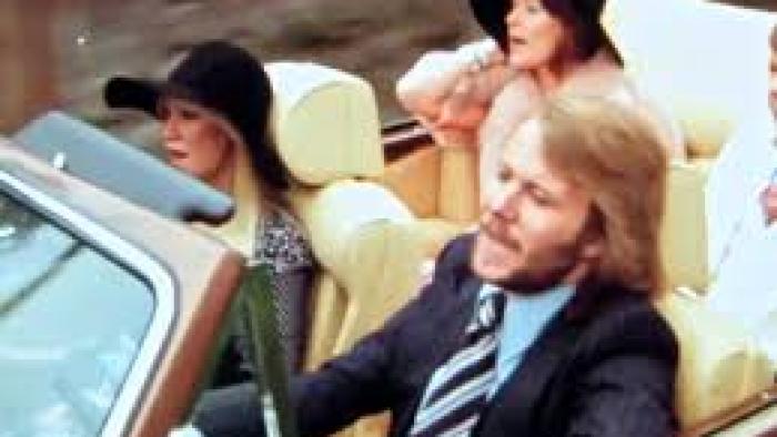 ABBA: Against the Odds: The group in a car