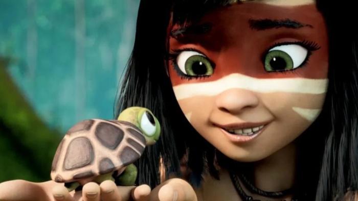 Ainbo: Ainbo meets a turtle