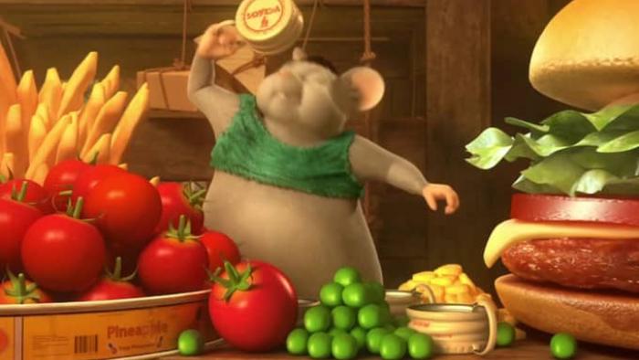 Air Bound Movie: Matthew surrounded by food
