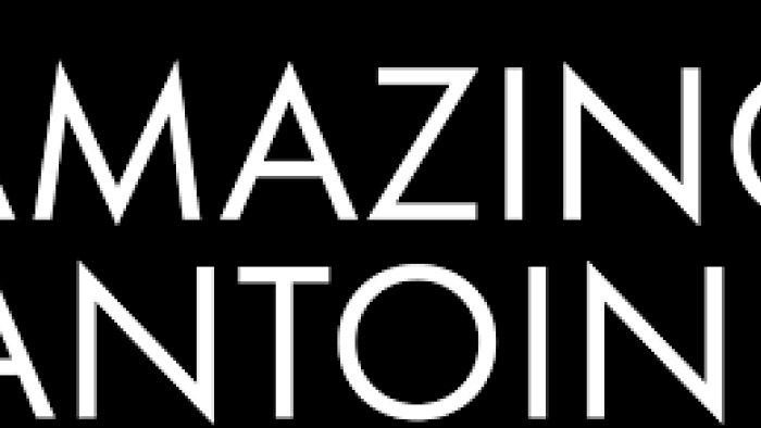 Amazing Antoine: Title in black and white