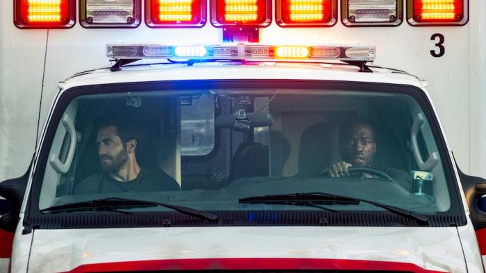 Ambulance Movie: Will and Danny in the hijacked ambulance