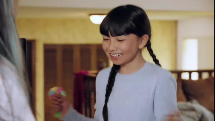 American Girl: Corinne Tan: Kai Cech looks happy.