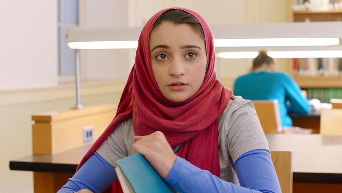 Americanish Movie: Salena Qureshi stares longingly 